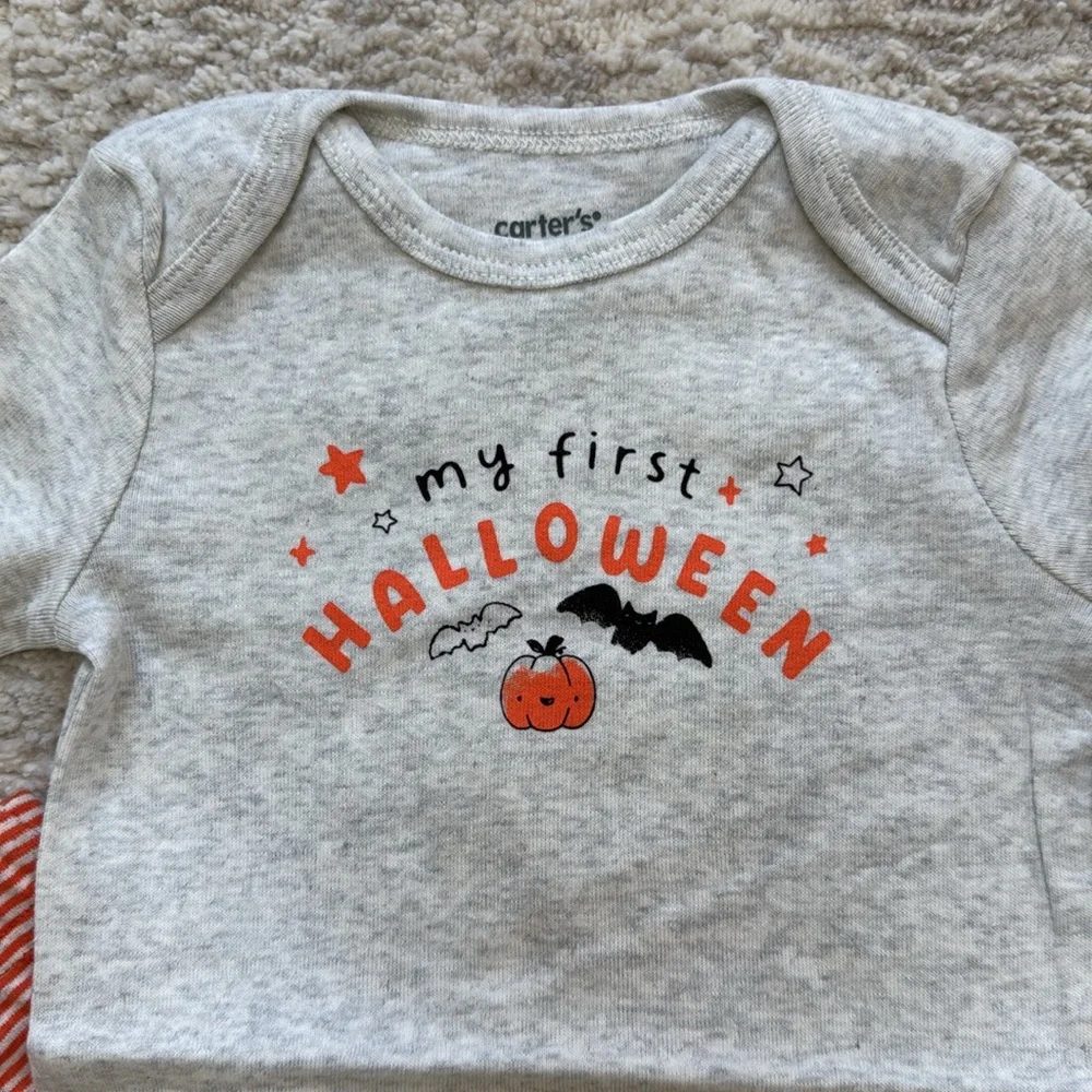 NWT Carter's My First Halloween 2 Pc. Set - 6 Months- Unisex